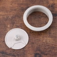 thumbnail image 3 of 12pcs Office PC Computer Desk Grommet Cable Hole Cover 50mm Diameter (Grey White), 3 of 8