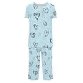 thumbnail image 5 of Jamicy Ensemble de Pyjama Doux pour Femme Ensemble de Pyjama pour Femme à la Mode Décontracté Ample Imprimé Col Rond à Boutons Pantacourt Ensemble de Pyjama Pyjama d'Halloween, 5 of 5