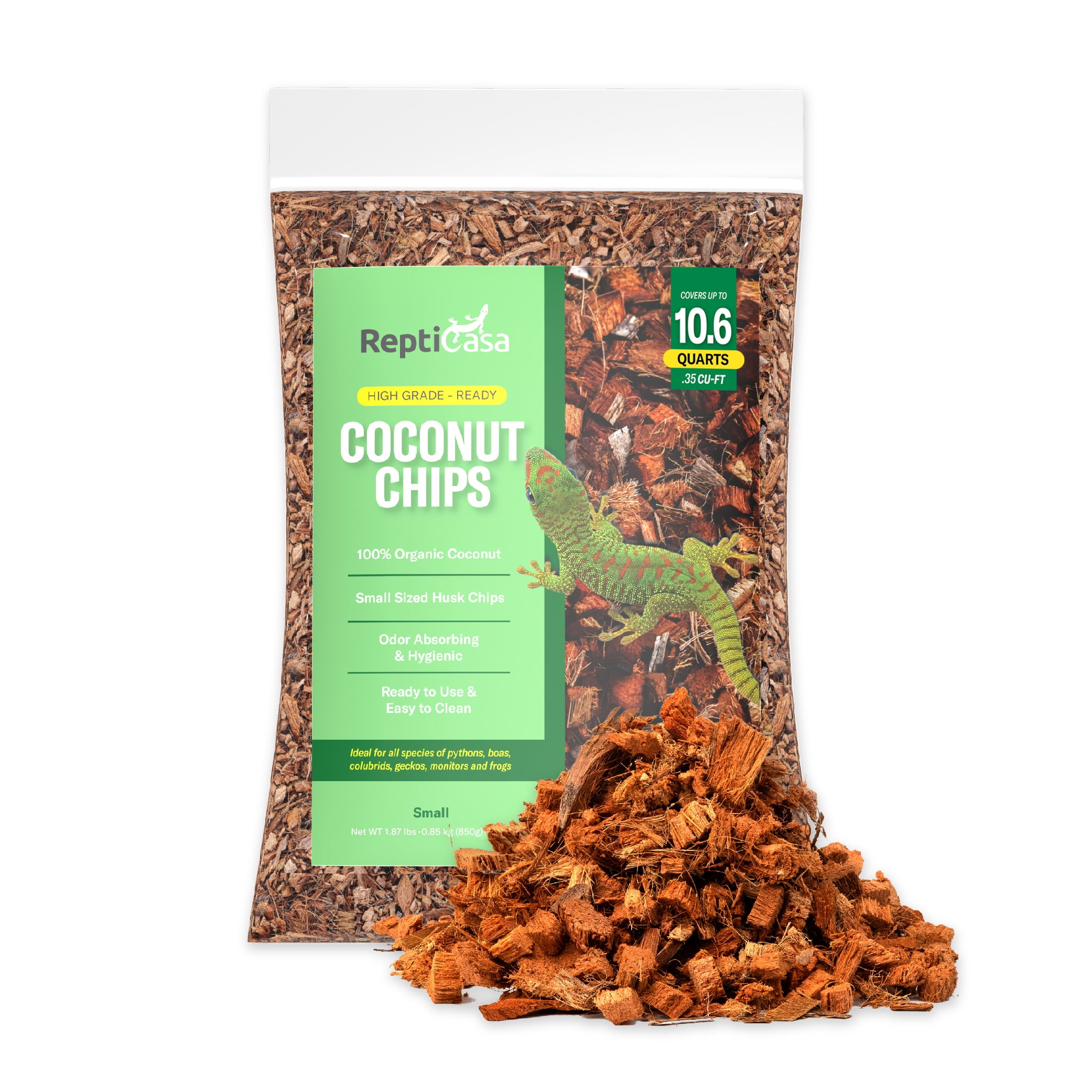 Buy ReptiCasa Organic Coconut Chips Substrate Clean & Ready to Use for
