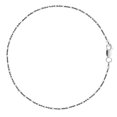 thumbnail image 1 of Chaînette en Argent Sterling de Style Perle Noire et Blanche, 9 Po, 1 of 1