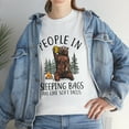 thumbnail image 2 of Bear Tacos People in Sleeping Bags Are Like Soft Tacos T-Shirt, 2 of 2