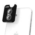 thumbnail image 3 of UAG iPhone 16/16 Plus Len Shield Camera Lens Protector, Scratch Resistant Anti-Fingerprint Individual Titanium Alloy Ring, Titanium/Clear, 3 of 5