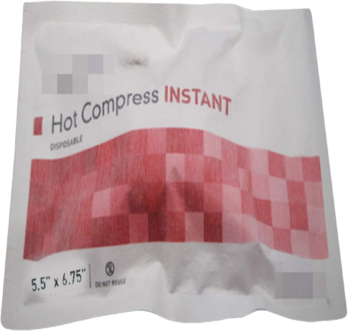 Hot Pack 5 1/2" x 6 3/4". Pack of 24 Instant Hot Compresses for