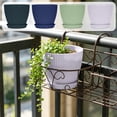 thumbnail image 7 of SLYNSHome Plant Pots Flower Pots for Plants Army Green Plastic Planters for Indoor with Multiple Drainage Holes and Trays, for All Home Garden Flowers, 7 of 7