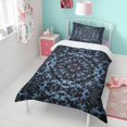 thumbnail image 4 of Boho Bohemia Flower Duvet Cover and Pillowcase Set for Single Bedding, Bedroom Accessories for Kids Teens, 4 of 5