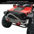 thumbnail image 1 of RC Car Front Bumper,Aluminum Alloy Front Bumper for Axial SCX10  1/10 Remote Control Crawler, 1 of 8