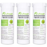 Fil-Fresh XWF Water Filter, NSF 42 & 372 Certified, Replacement for GE XWF, WR17X30702, GNE25, GNE27, GYE18 (3 Pack)