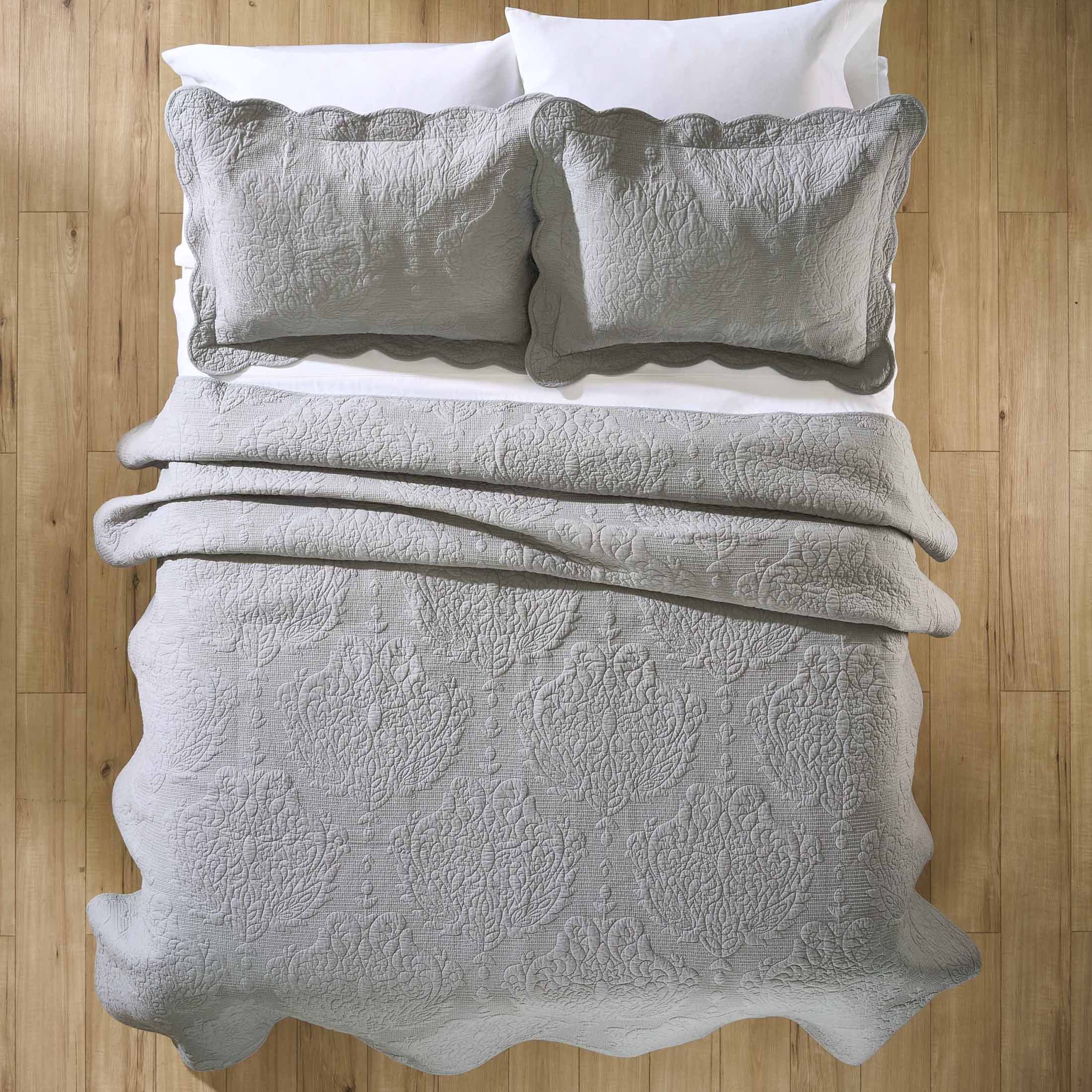 Couette en coton à motif cachemire brodé Better Homes & Gardens avec bordure festonnée (couette assortie vendue séparément)