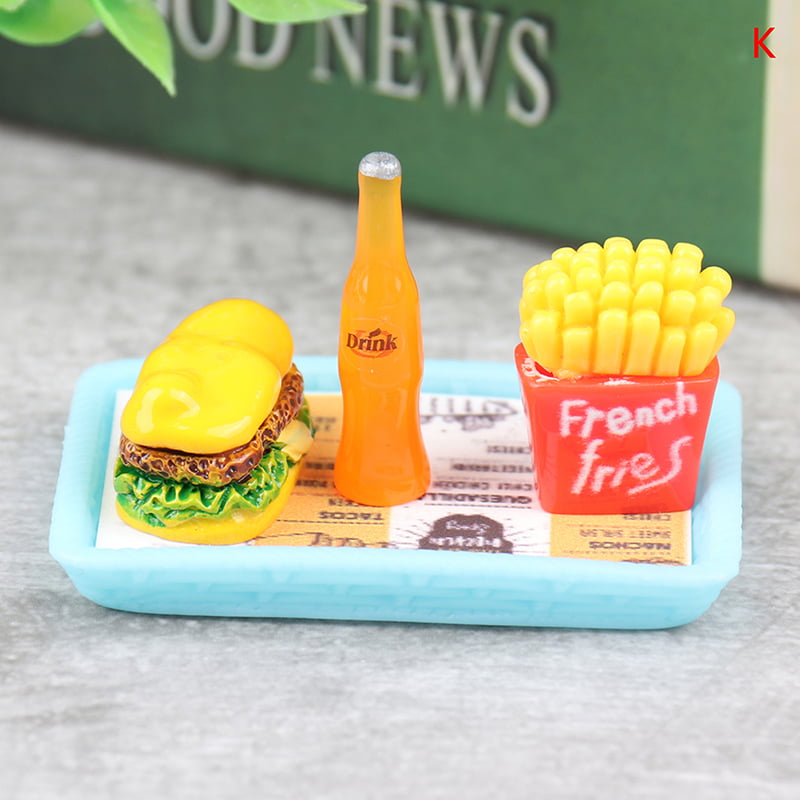 1:6 Dollhouse Miniature Summer Drinking Ice Cups Simulation Cold Drink Food ToyX 