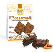 Low Carb Fudge Brownie Baking Mix (Keto, Vegan, Gluten Free, No Added Sugar, High Protein, High Fiber, Diabetic Friendly)