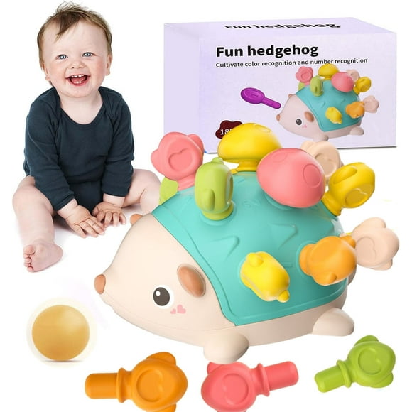 DEBGFS Toddler Montessori Toys Learning Activities Educational Toys Games - Baby Sensory Fine Motor Skills Developmental Toys - Gifts for 6 9 12 18 Month Age 1 2 3 4 One Two Year Old Boys Girls Kids