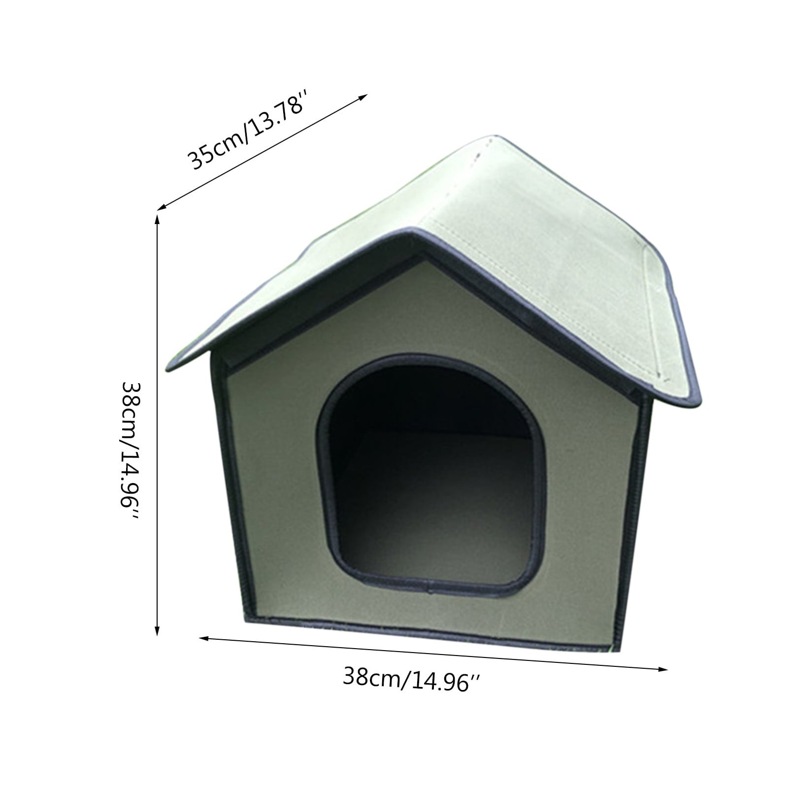 CIYISON Outdoor Dog House Water Resistant Pet Cave Tent for Cats & Small Dogs Puppies