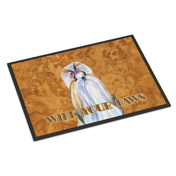 Shih Tzu Wipe your Paws Door Mat