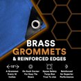 thumbnail image 5 of PrimeBeau Heavy Duty Blue Tarp 10x12 - 12 Mil, Tear & Fade Resistant, UV Safe, Weatherproof, Reinforced Corners, 5 of 5