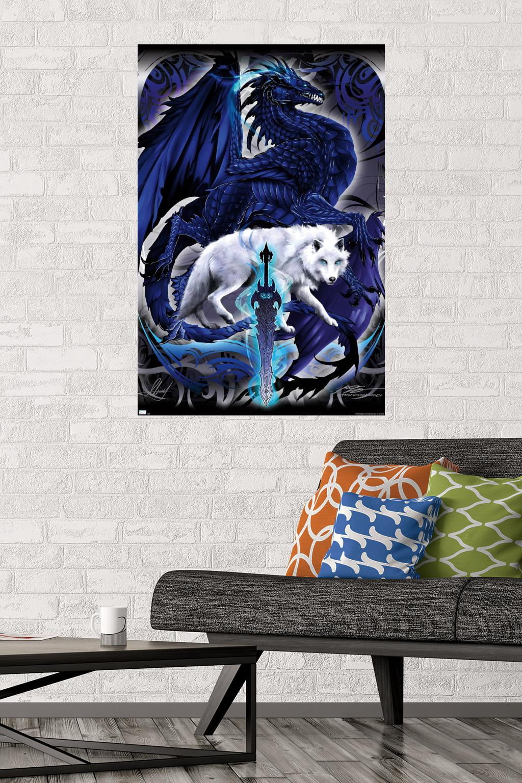 Ruth Thompson - Dragonblade Alphablade Wall Poster, 22.375" x 34"