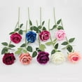 thumbnail image 2 of Flores Artificiales de Seda Inteprter 10 piezas Rosa Roja Ecológicas, 2 of 6