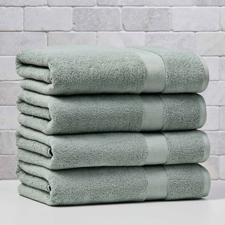 Better Homes & Gardens Soft Solid Bath Towel Green River 30x56
