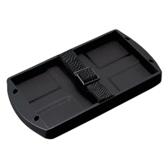13" Black Battery Tray with Straps for 24 Series Batteries