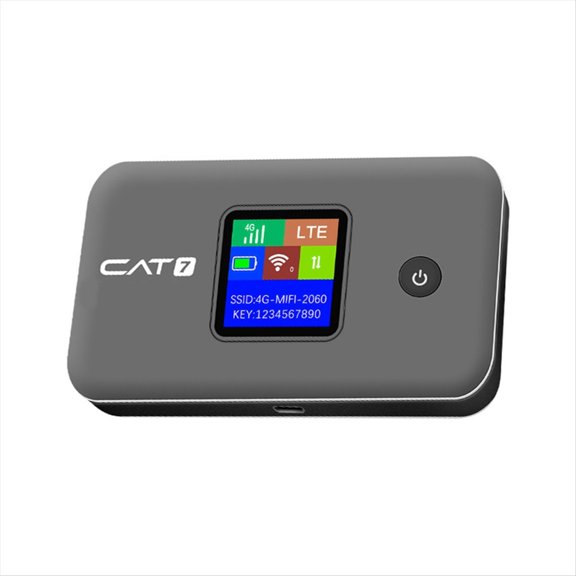 Enrutador Móvil Cat7 WiFi6 4G LTE Inalámbrico de Doble Banda 2.4G y 5.8G, 300 Mbps, Módem MiFi de Bolsillo con Ranura para Tarjeta SIM B