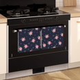thumbnail image 3 of 2 Pcs Pioneer Flower Floral Print Pattern Kitchen Towels, Funny Microfiber Dish Towel Set, 18" X 26" Tea Towels, 3 of 6