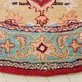 thumbnail image 3 of Safavieh Heritage York Oriental Wool Area Rug, Red/Blue, 6' x 6' Round, 3 of 10