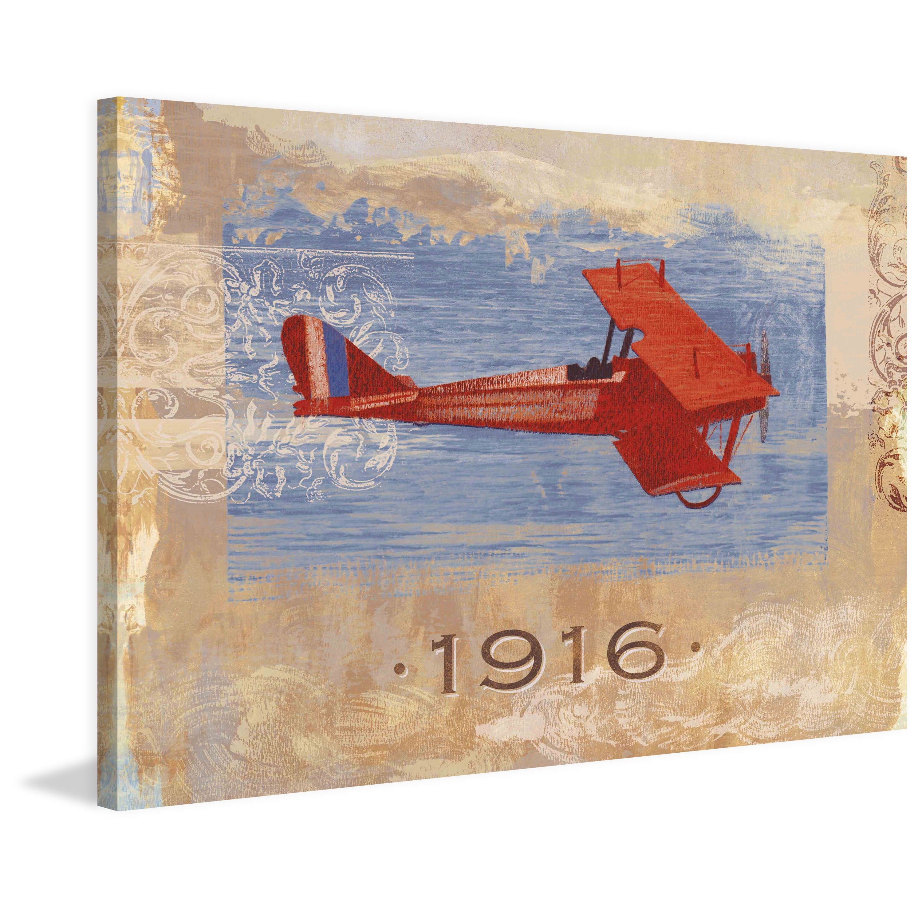 Marmont Hill "Vintage Plane 1916" Painting Print on Canvas