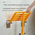thumbnail image 3 of XZKING Folding Shower Seat Wall Mounted Shower Bench for Bathroom, Fold Down Shower Chair, Load 550 Lbs Shower Bench for Handicap Elderly Injury Senior, 3 of 11