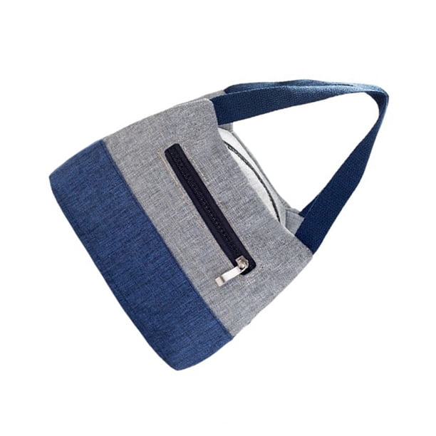 Sonducket Fiambrera para mujer, bolsos de lona, cosméticos de moda, gran capacidad, bolso pequeño para mamá, Color a juego para viajes, Picnic, Bolsas de mensajero y de hombro Gris claro Sonducket AP012428-04