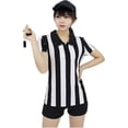 thumbnail image 1 of Jersey de árbitro Sublimación Uniforme de árbitro de béisbol de fútbol simple Adulto Camiseta de árbitro de fútbol de manga corta Camiseta de mujer Whistle-S- BmatwkZeng Bmatwk Jersey, 1 of 5