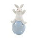 thumbnail image 5 of Estatua de conejo de Pascua jugando en huevo, 3x2,8x6 pulgadas, ligera para ventana, decoración de bonsái, escultura de conejo, decoración de mesa Estilo A, 5 of 8