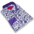 thumbnail image 1 of Elie Balleh Purple Purple Leaves Boys Shirt, 1 of 1