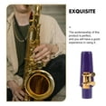 thumbnail image 3 of AURARMLET Boquilla Para Saxofón Alto De Plástico Azul Con Lavanda Elegante, 3 of 8