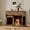 Retro Brown, variant on Soonbuy 42inch Dog Crate Furniture with Storage Drawers,Dog Kennel Furniture with 2 Sliding Barn Doors, Wooden Double Dog Cage TV Stand Multi-Functional Dog Crate End Table for Small Medium Dogs