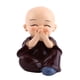 thumbnail image 5 of Eatbuy Decoración de Cuatro monjes - Adorno Artesanal de Resina Cuatro pequeños monjes de Buda Estatuilla Decoración del hogar automotriz, 5 of 14