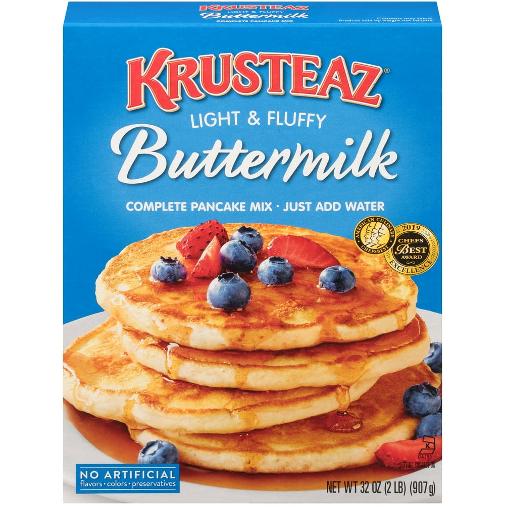 Krusteaz Complete Buttermilk Pancake Mix, 32 oz Box