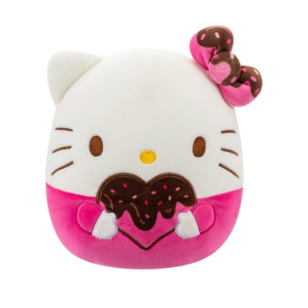 Squishmallows Original Sanrio 8 inch Hello Kitty Valentine's Day  - Child's Ultra Soft Plush Toy