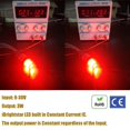 thumbnail image 4 of Bombilla LED iBrightStar 7443 roja para luz trasera, paquete de 2, 4 of 7