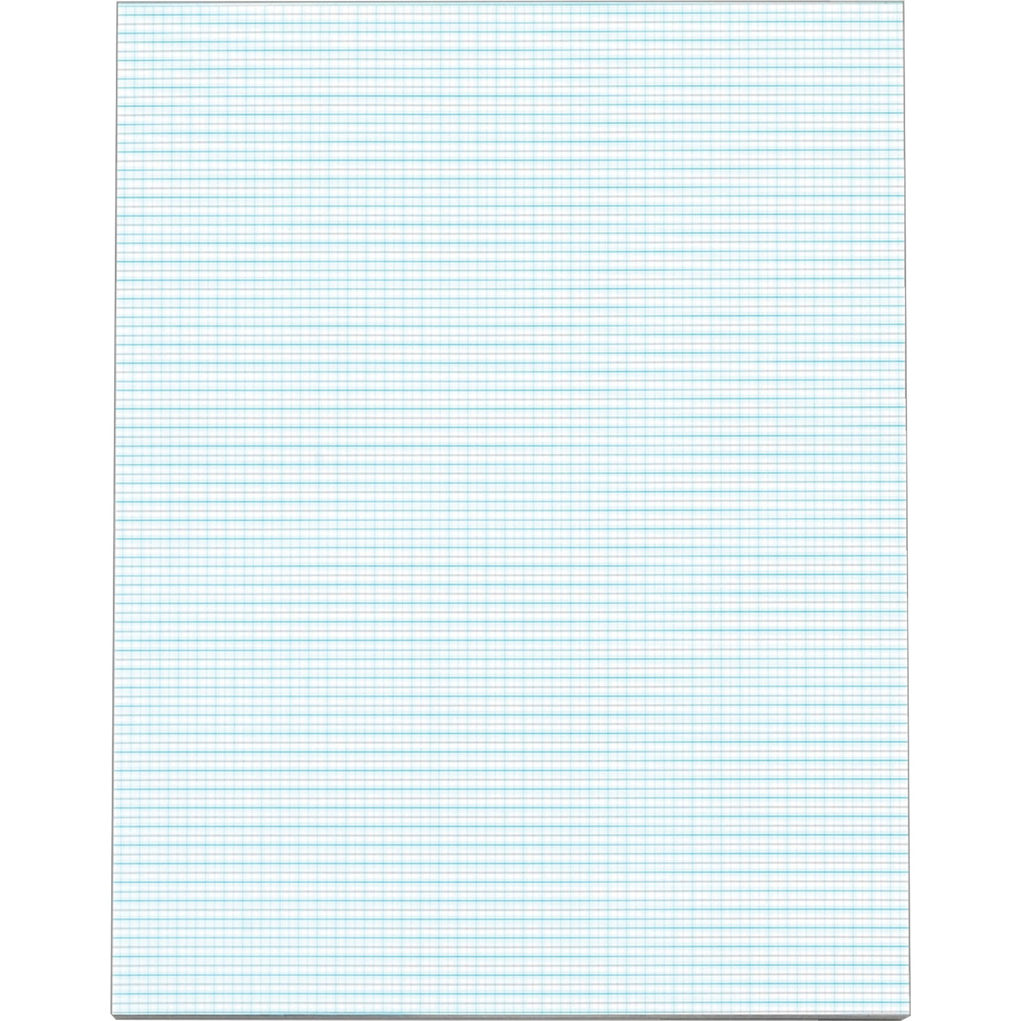 TOPS, TOP33101, White Quadrille Pads - Letter, 50 / Pad