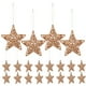 thumbnail image 2 of 18 piezas de decoración para árbol de Navidad: decoración colgante en forma de estrella. Estrellas huecas para la punta del árbol, accesorios para fiestas y decoración de temporada., 2 of 5