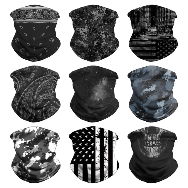 Bandana, pañuelo que cubre la cabeza, bufanda, máscara, calentador de cuello