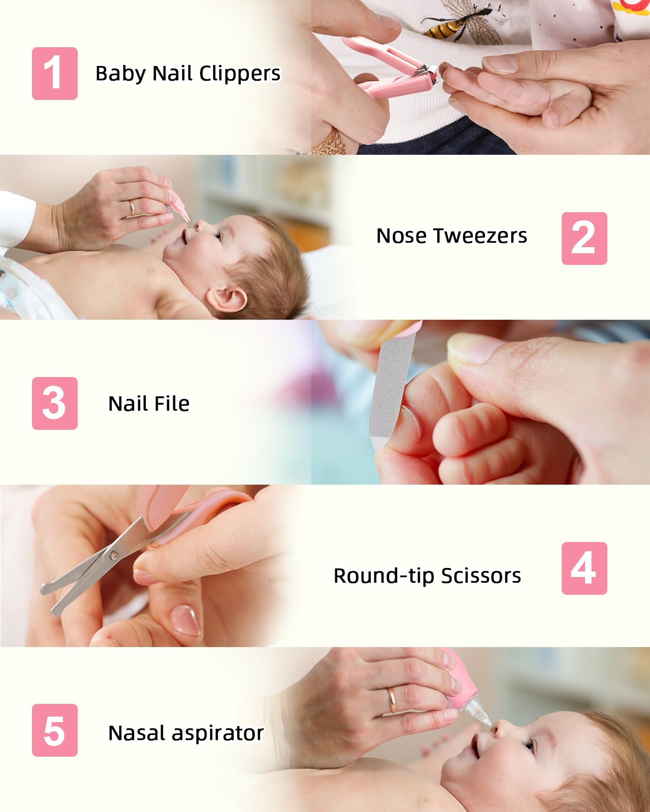 Lictin Baby Grooming and Health Kit, 12-Piece photo 6
