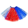 thumbnail image 4 of YunPes Independence Day Girls American Flag Tutu Pleated Tulle Pleated Skirt Winter Vest for Baby Girl, 4 of 5