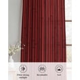 thumbnail image 6 of Red Plants Texture Sheer Curtains 63 Inch Length 2 Panels Set for Living Room/Bedroom, Vintage Country Trees Pattern Kitchen Curtains Grommet Semi-Sheer Curtains Drapes Window Treatments 42"x63"x2, 6 of 7
