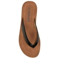 thumbnail image 2 of Soda Shoes Women Flip Flops Basic Plain Slippers Thongs Sandals Strap Casual Beach ELLA-S Black Patent 6, 2 of 2