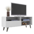 thumbnail image 4 of Rack Mueble de Tv Muebleria Liz Modelo Brasil Estilo Vintage Minimalista Blanco, 4 of 4