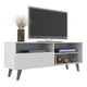 thumbnail image 4 of Rack Mueble de Tv Muebleria Liz Modelo Brasil Estilo Vintage Minimalista Blanco, 4 of 4