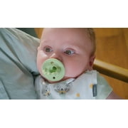 Nuby Softees Infant Pacifier and Teether for Babies, 4 Count