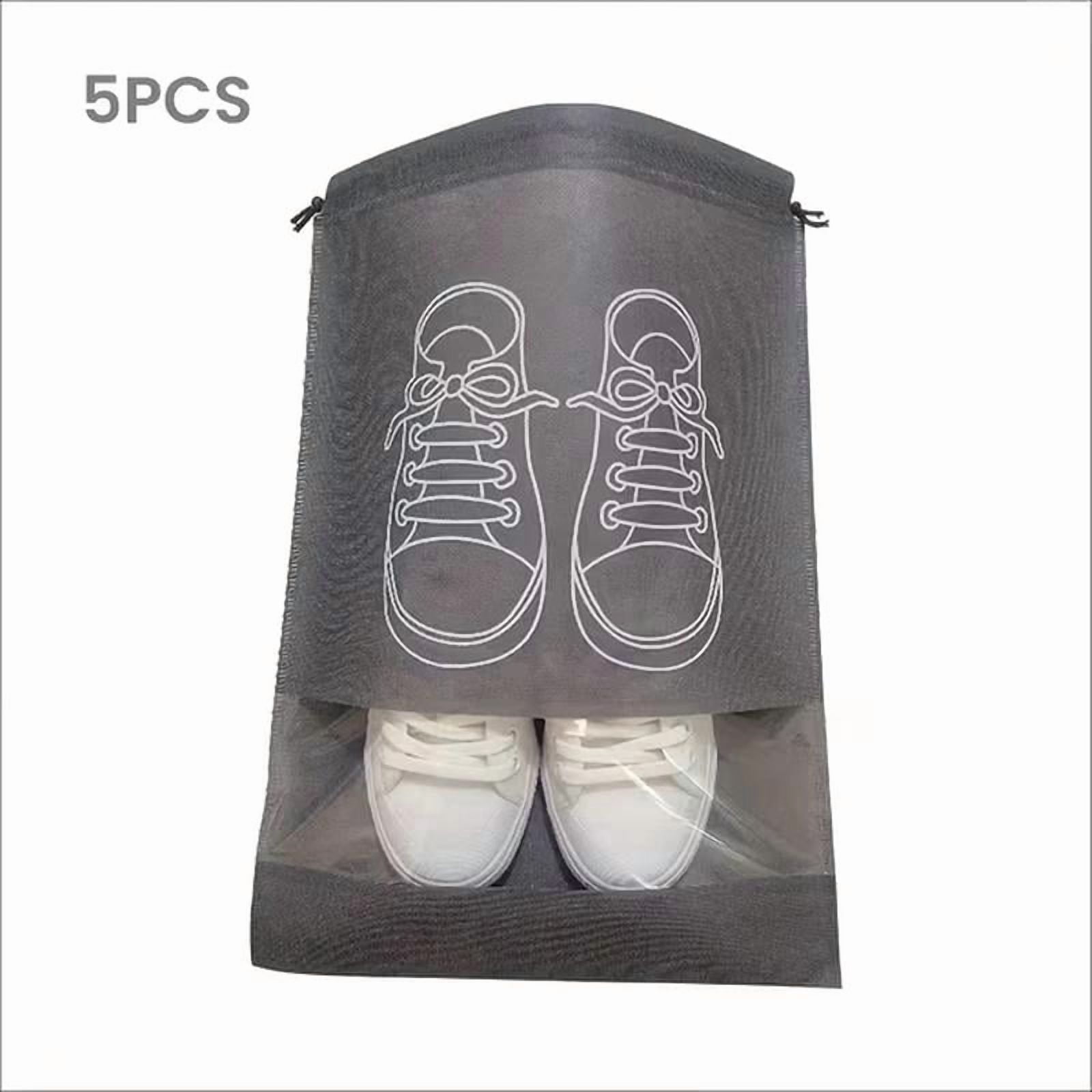 shoe storage mesh bag set - lightweight, visible, breathable for outdoor travel/dormitory organization