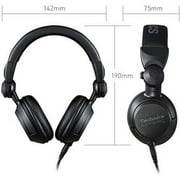 Technics EAH-DJ1200 Professional On-Ear DJ Headphones - Black