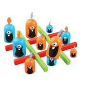 Blue Orange Gobblet Gobblers, Strategy Board Game, 2 Players, Ages 5+, 9.00 x 6.00 x 1.50 In, 13 PCS